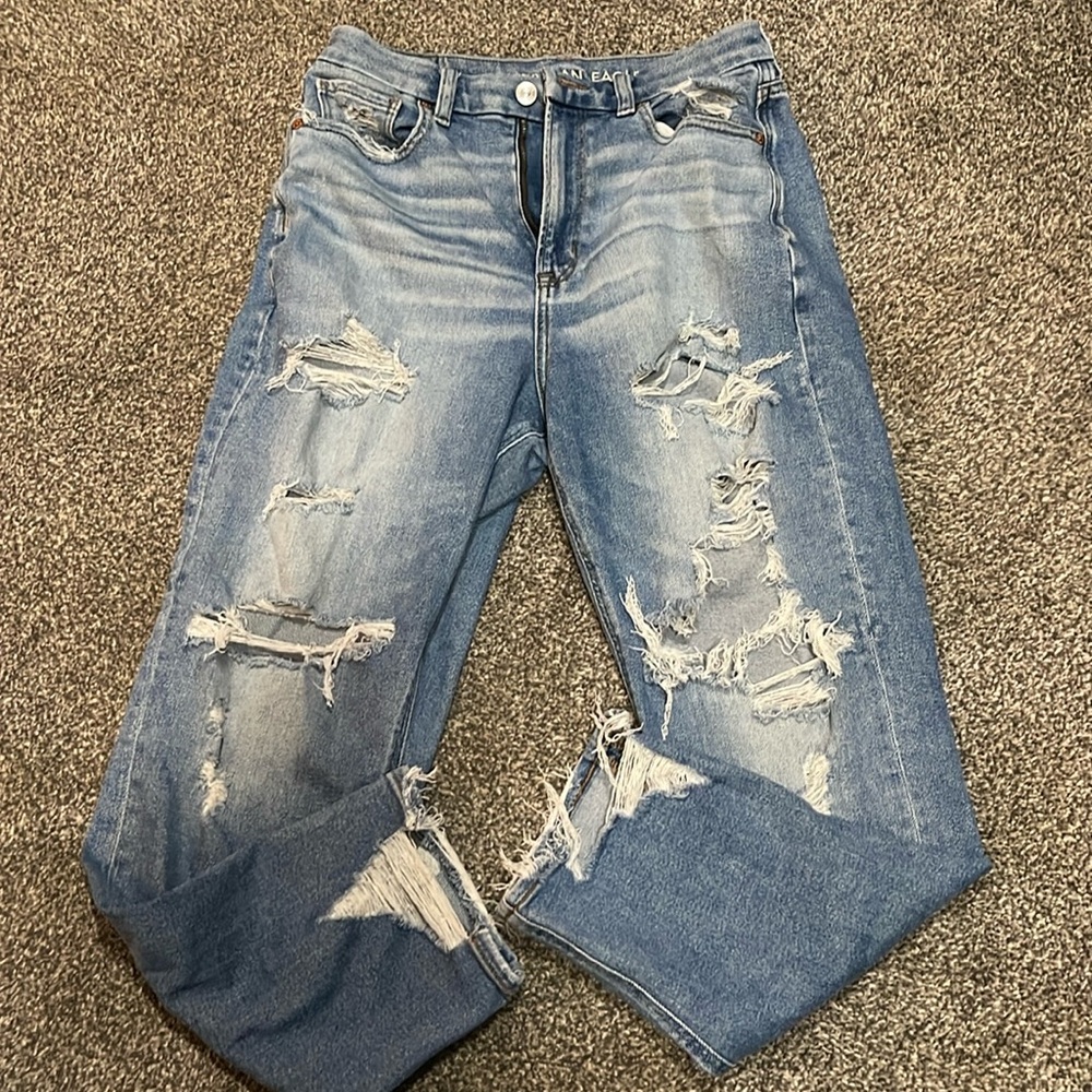 American eagle curvy mom jeans